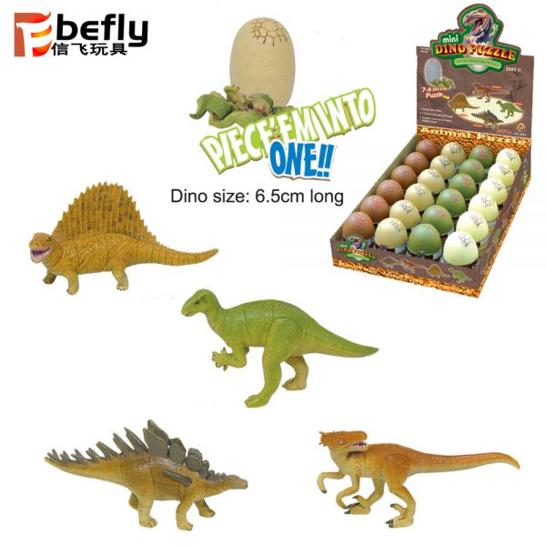 Dinosaur egg packaging plastic puzzle diy toy