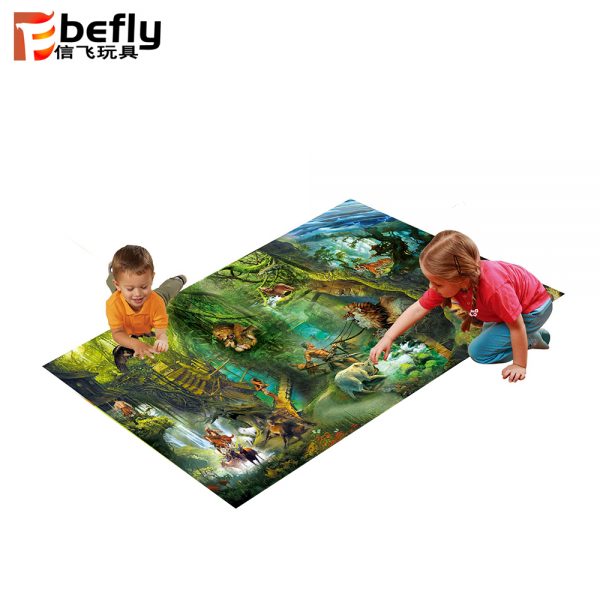 Rainforest pattern playmat toy