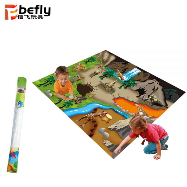Dinosaur pattern mat toys