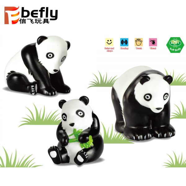 Panda model cartoon toy vinyl animal