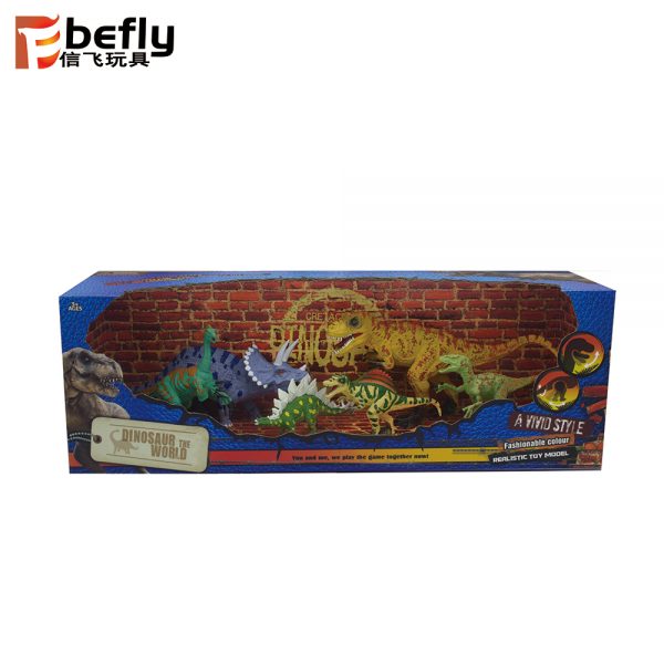 Many kinds vivid plastic dinosaur model toy