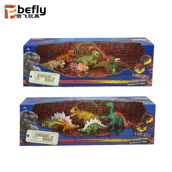 Plastic action figure dinosaur realistic model toy