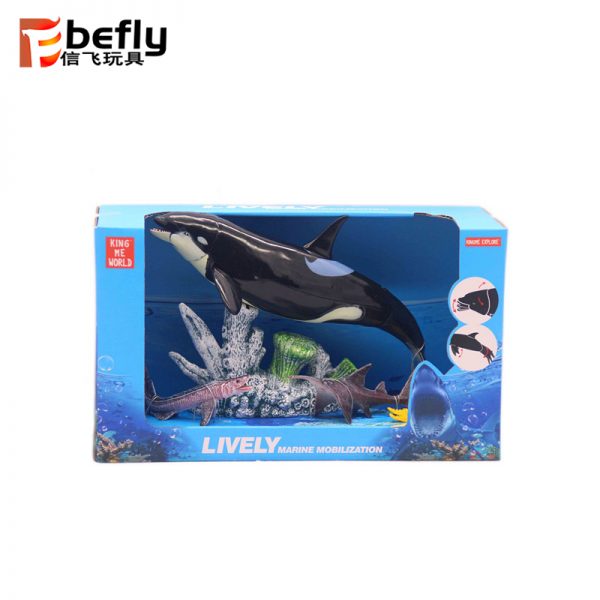 Movable plastic deep ocean sea animal toy