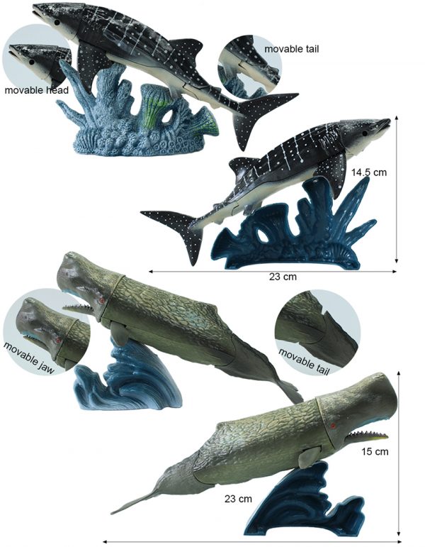 Plastic set moval ocean animal toy