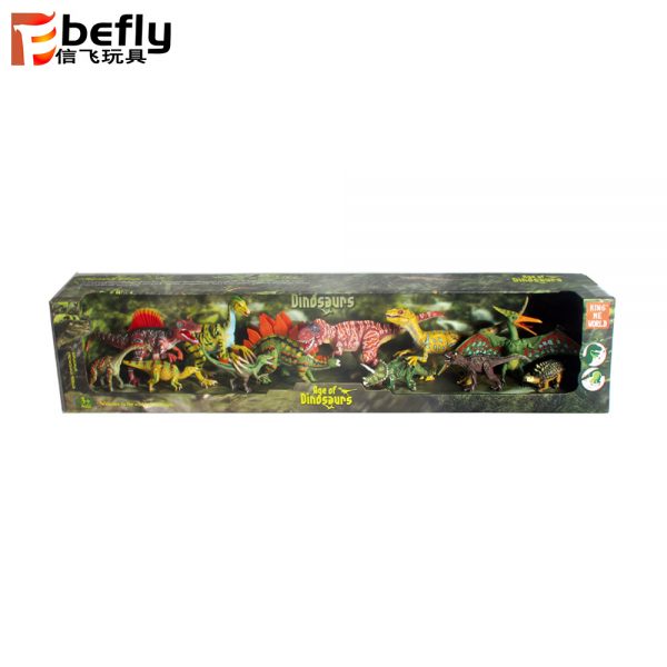 Many kinds mixed Movable dinosaur plastic model toy