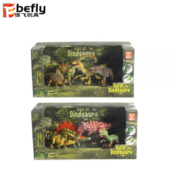 Movable dinosaur plastic model toy