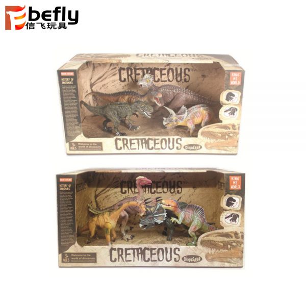Movable dinosaur plastic model toy