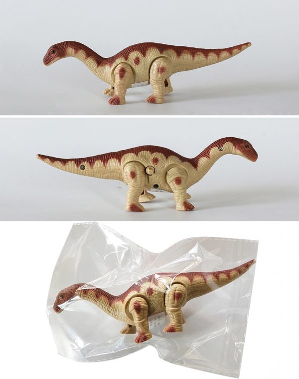 Realistic Brachiosaurus dinosaur model plastic wind up toy