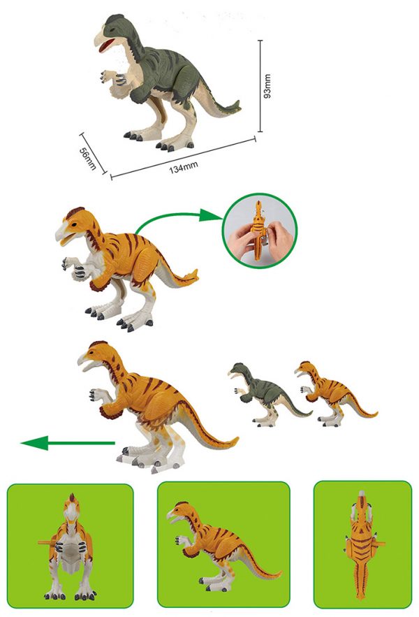 Therizinosaurus dinosaur model plastic wind up toy