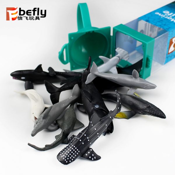 Deep ocean sea animal figure plastic model set