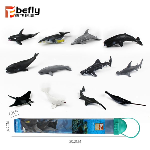 Deep ocean sea animal figure plastic model set