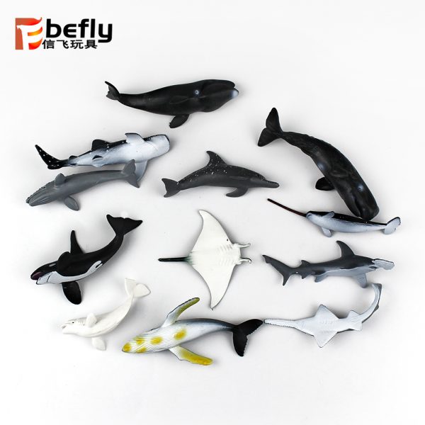 Deep ocean sea animal figure plastic model set