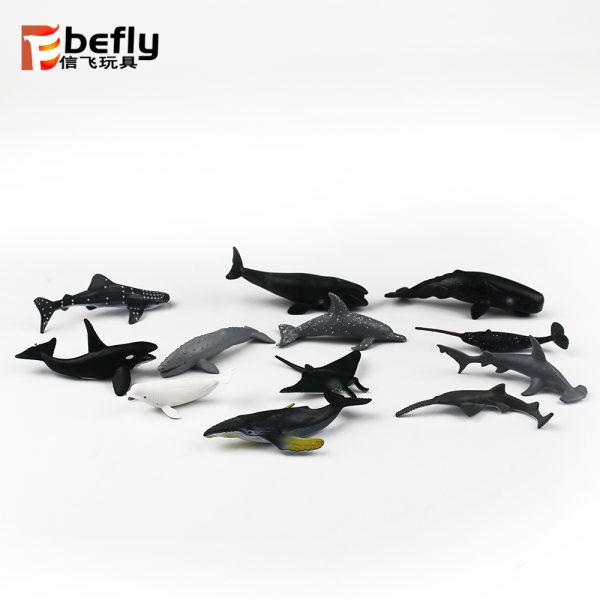 Deep ocean sea animal figure plastic model set