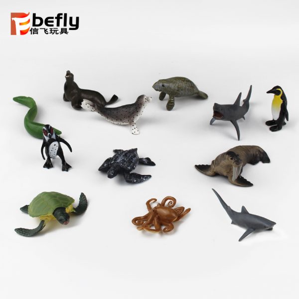 Many kinds mixed small sea animal model toy set