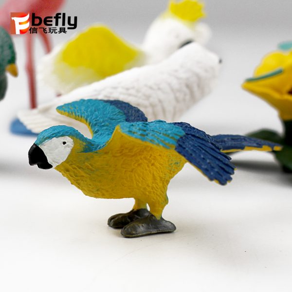 10 kinds mixed small bird plastic figure toy