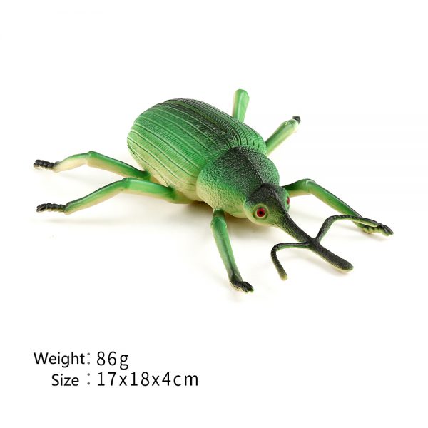 Simulation 8 inches insect model plastic hollow Bamboo beetle toy