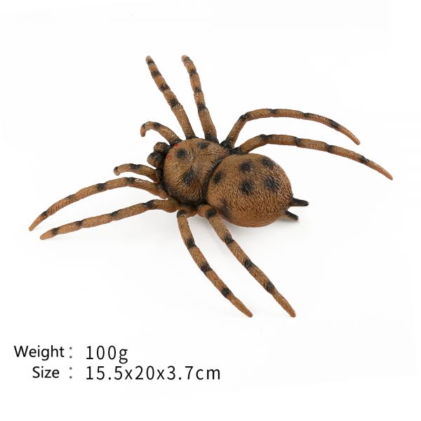 Simulation 8 inches insect model plastic hollow spider toy