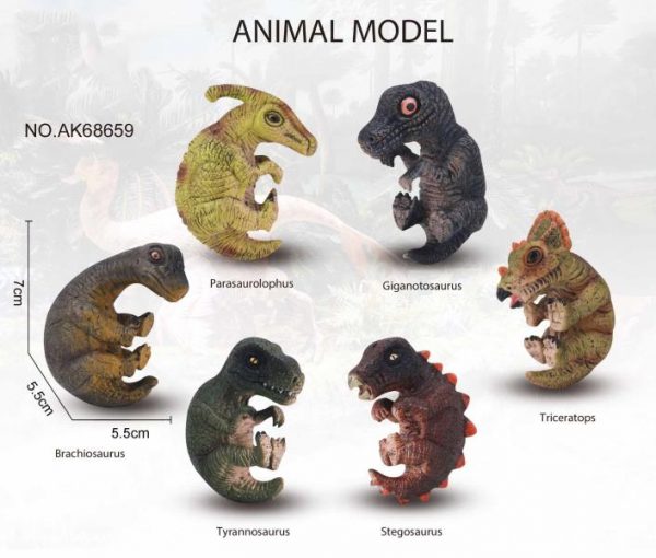 Collectible Dinosaur Figurine Hatchling Movable Dinosur Egg Toys