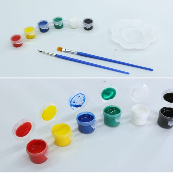 Plastic dinosaur model diy painting set