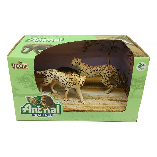 4 inches wild animal plastic model toy