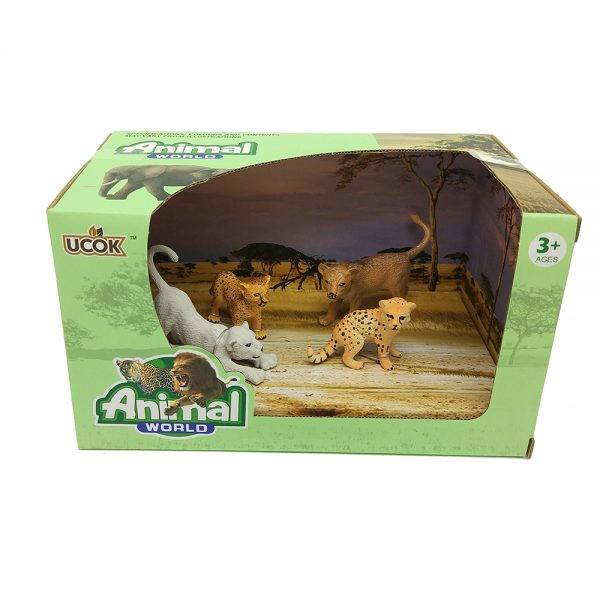 3 inches Wild animal plastic model toy