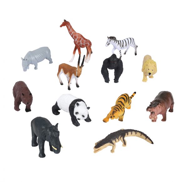 PVC solid plastic toy small animal model