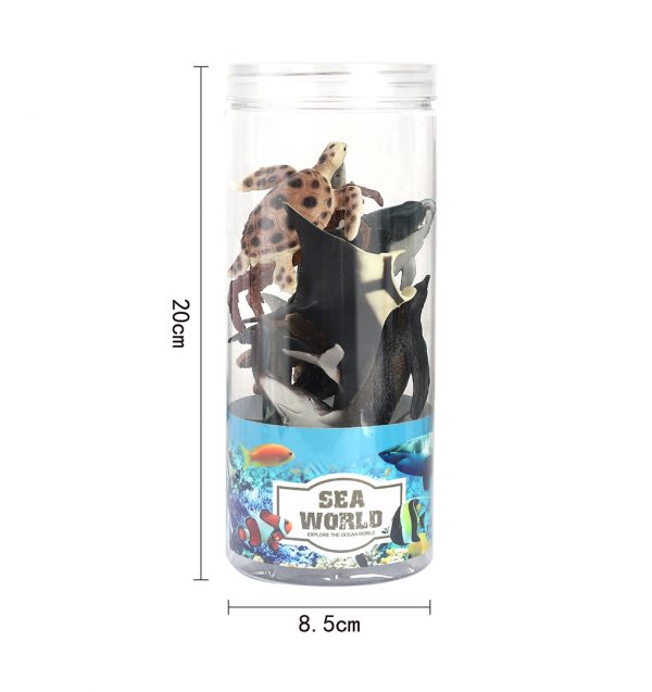 PVC solid plastic toy sea animal model
