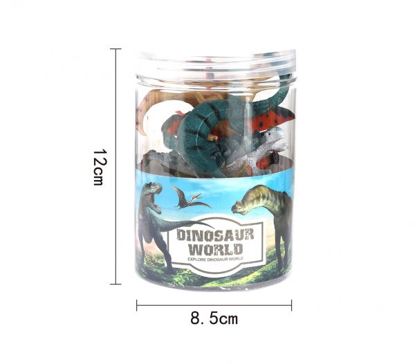 6pcs mixed PVC solid plastic toy small dinosaur model