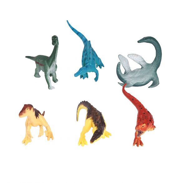 Small pvc solid plastic dinosaur toy model