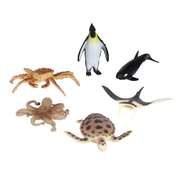 PVC solid small toy plastic sea animal model