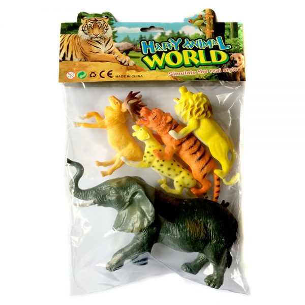 Plastic jungle animal model toy