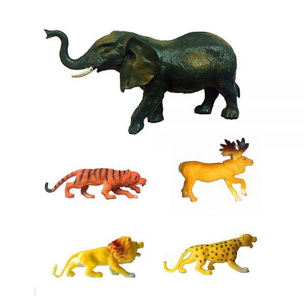 Plastic jungle animal model toy