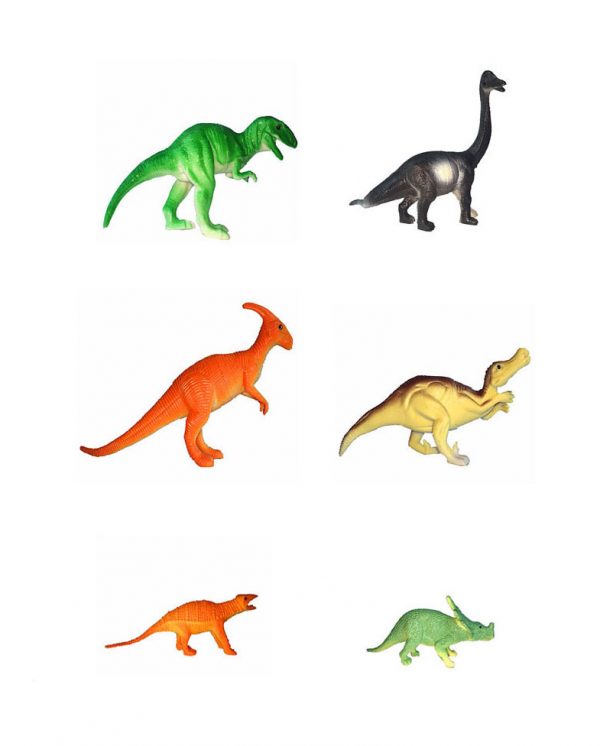 Plastic children play figure plastic dinosaur toy set