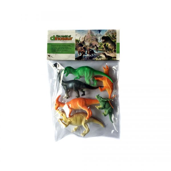 Plastic children play figure plastic dinosaur toy set
