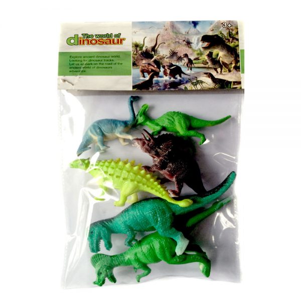 Plastic children play figure plastic dinosaur toy set