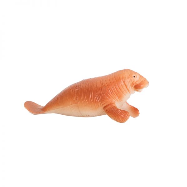 Plastic sea animal figure set toy with rock and glass