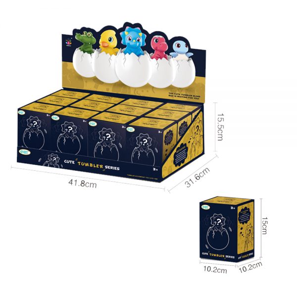 Cute baby sensory gift tumbler animal model figure toy blind box