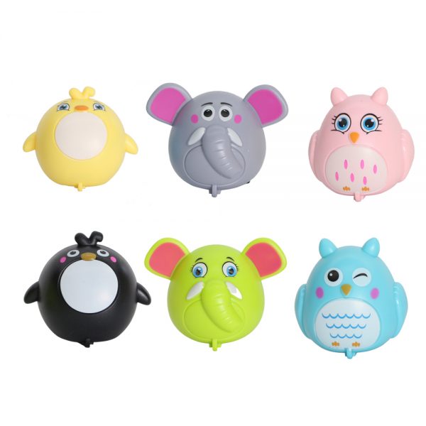 Cheap capsule toy pull back animal