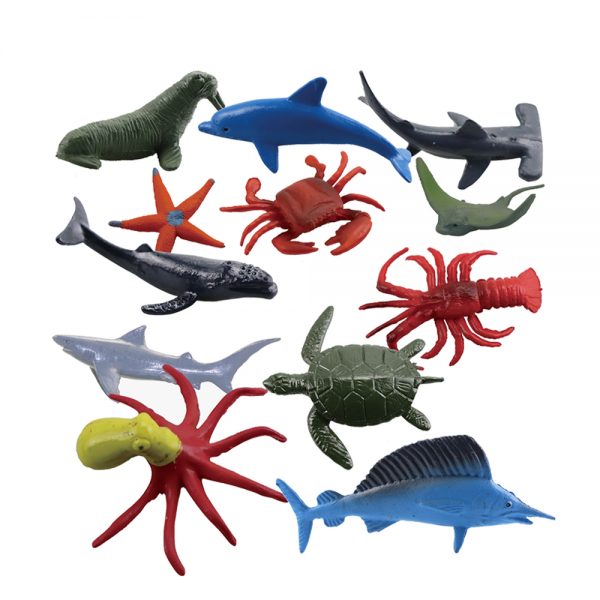 Deep ocean animal figure very cheap mini toys
