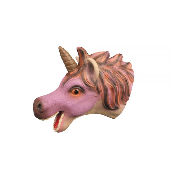 Unicorn model toy realistic animal soft vinyl hand puppet