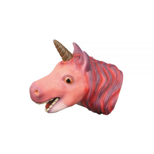 Unicorn model toy realistic animal soft vinyl hand puppet