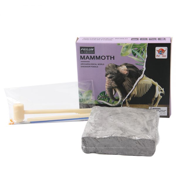Mammoth skeleton fossil dig it out excavation kit toys