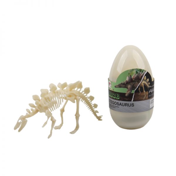 11pcs plastic diy Stegosaurus toys skeleton dinosaurs