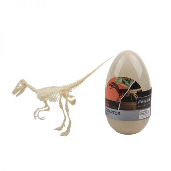 Diy gift plastic small toy dinosaur skeleton