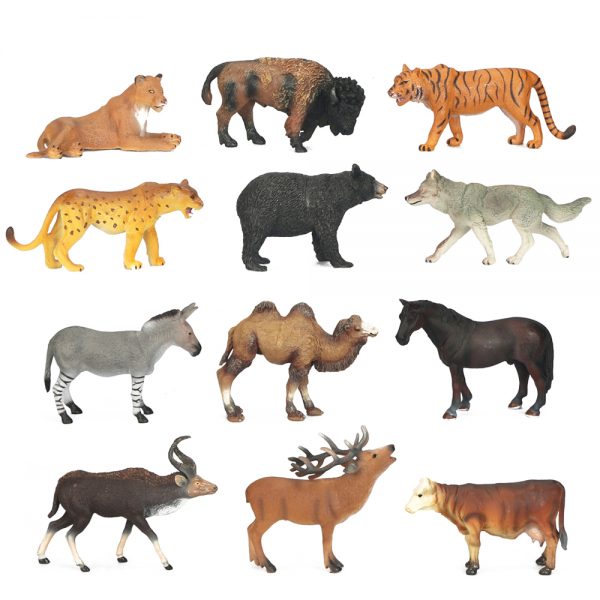 Simulations natural world wild life model reindeer plastic toy animal