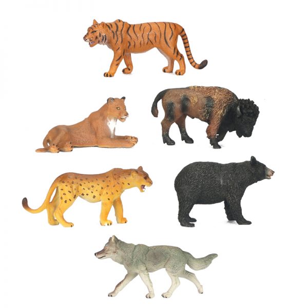 Plastic small toy realistic animal model
