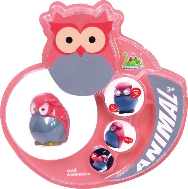 12 kinds mixed packaging kids plastic vinyl sound lighted cartoon animal toy
