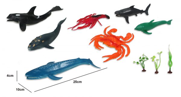 Natural world plastic deep ocean animal toy