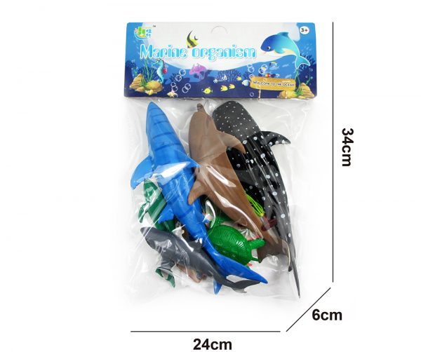 Bulk shark figure plastic toy ocean animal model