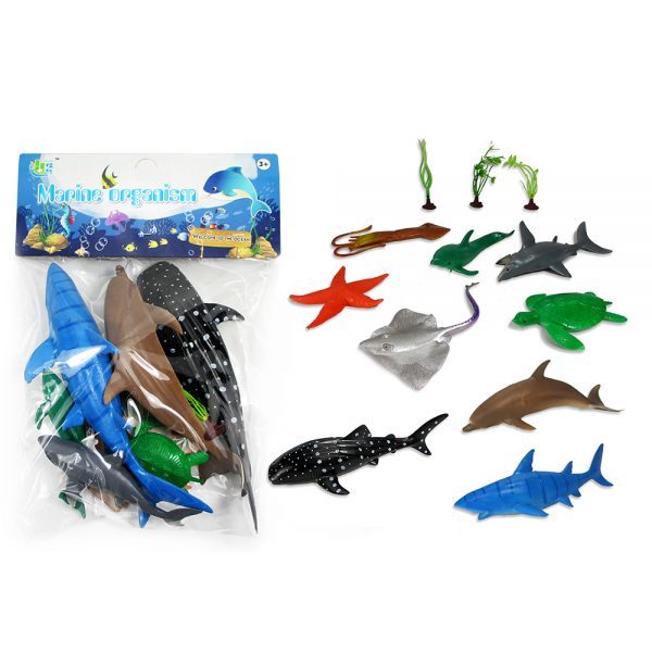 Bulk shark figure plastic toy ocean animal model